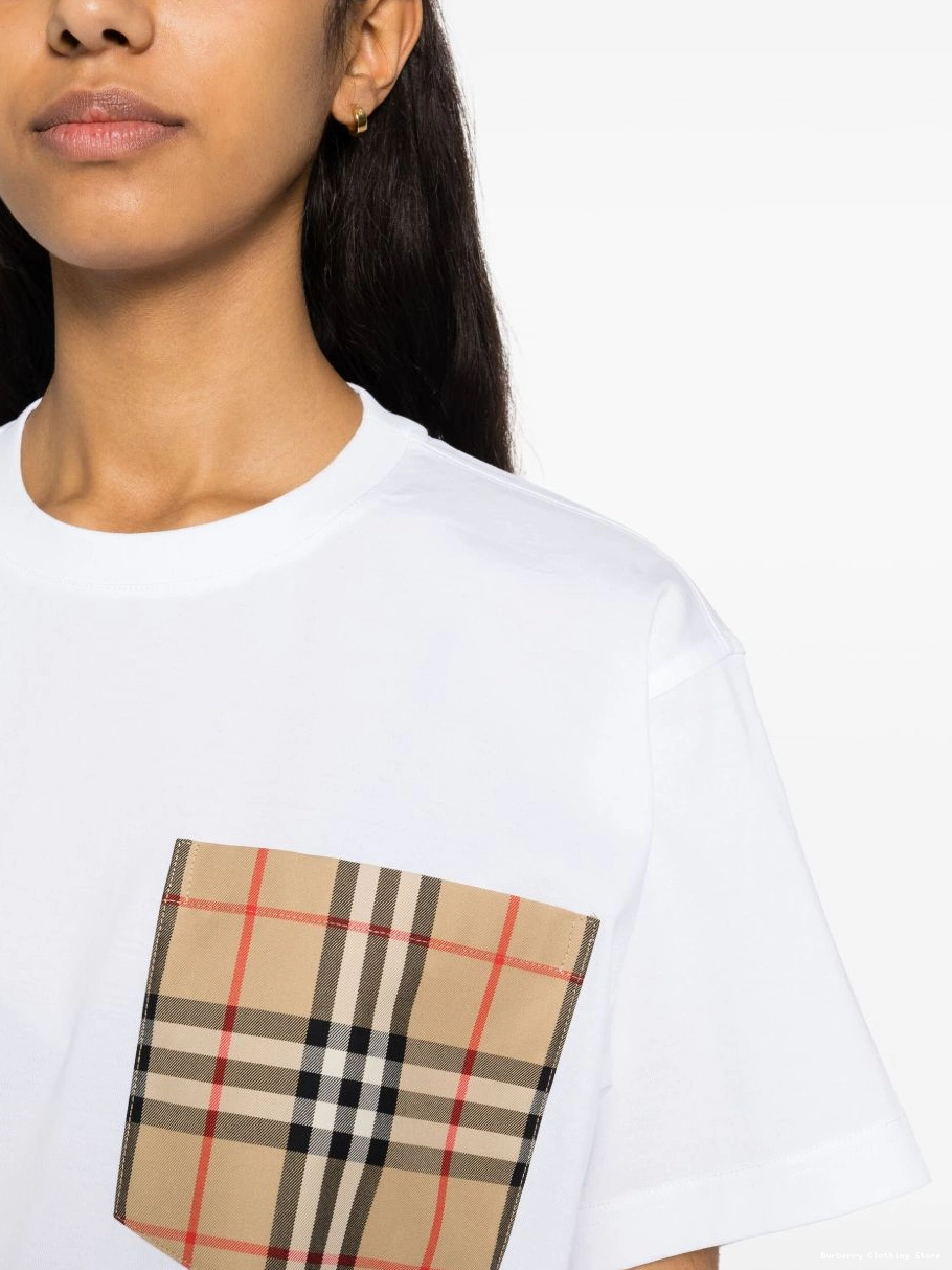 Affordable Carrick Women Burberry-check T-shirt Burberry 0425
